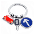 Brugerdefineret design Metal Bil Keychain til forfremmelsesgave