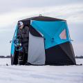 Wide-Bottom Pop-Up Portable Ice Shelter