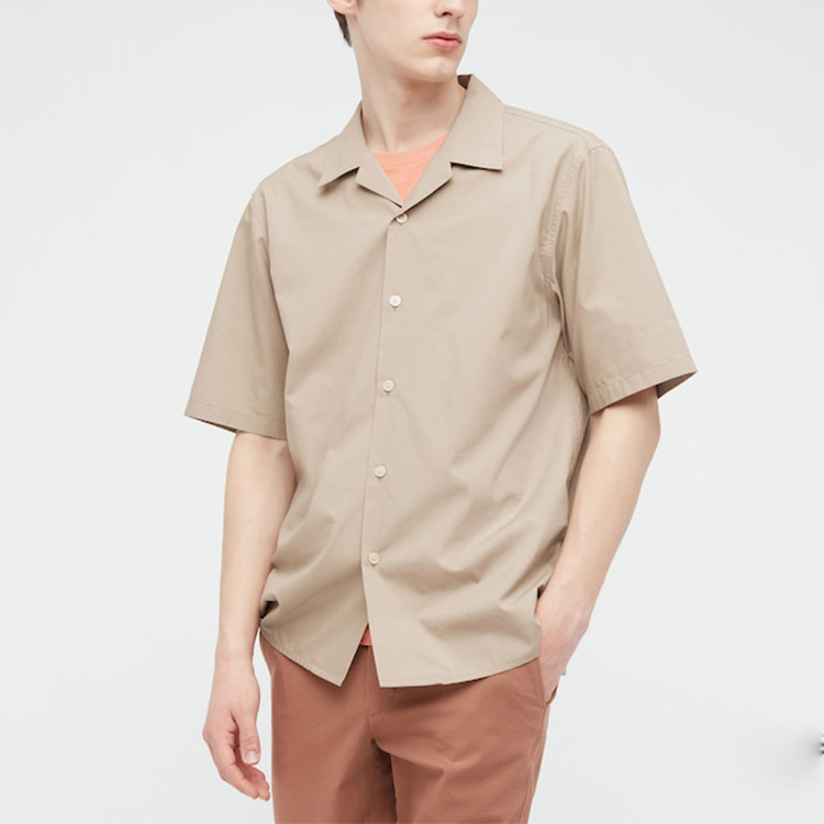 Chemise de camping pour hommes à manches courtes