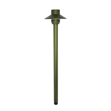 Path light Brass low voltage landscape lights