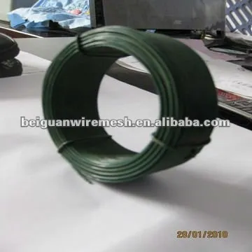 green and black clear plastic coated wire