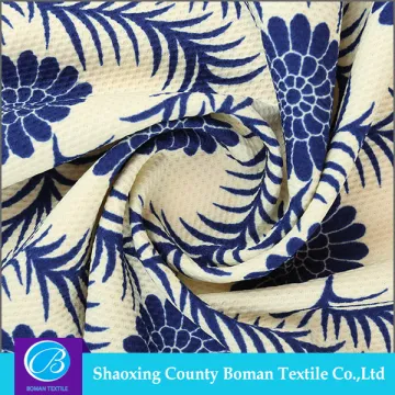 Fabrics supplier Beautiful Elastic print polyester fabric