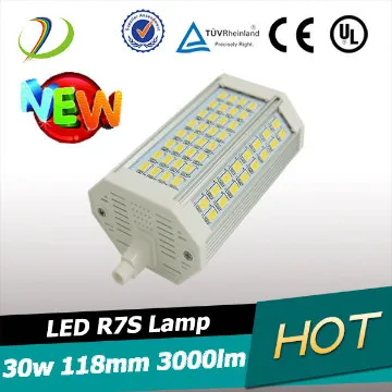 High lumen 3100lm R7S J118 30w Samsung 5630smd cri>80 r7s 30w