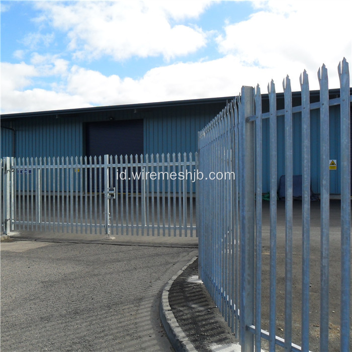 W Shape Powder Coated Euro Palisade Fence