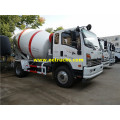 5000 Liters 160hp SINOTRUK Cement Mixer Trucks