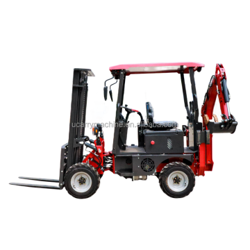 Mini Telehandler Forklift Wheel Loader with Backhoe Loader: Essential Components and Attachments