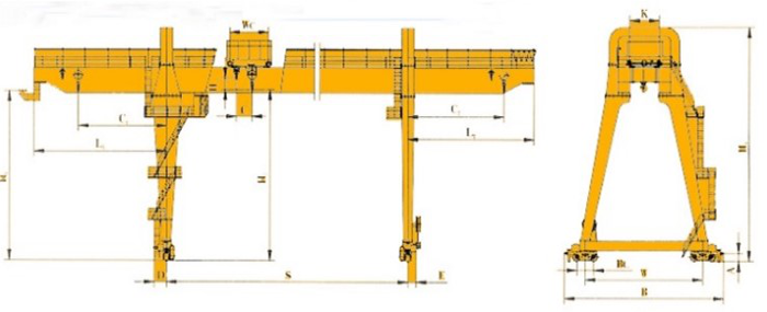 single girder gantry crane