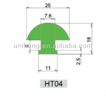 UHMW Nylon Conveyor Side Guides HT04