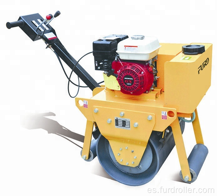 Mini compactador de rodillos para la venta Filipinas Volvo Style Single Drum Mini Asphalt Compactor (FYL-600)