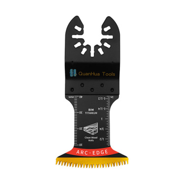 Arc shaped bimetallic titanium plating