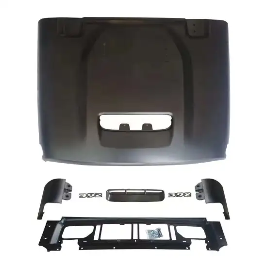 Metal Engine Hood Cover 392 Style for Jeep Wrangler JL JT