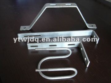 Hot galvanized U bolt bracket, u bolt pipe clamp