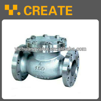 swing flanged end check valve