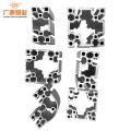 6063 Aluminium Extrusions T-Slot ji bo çapkerê 3D