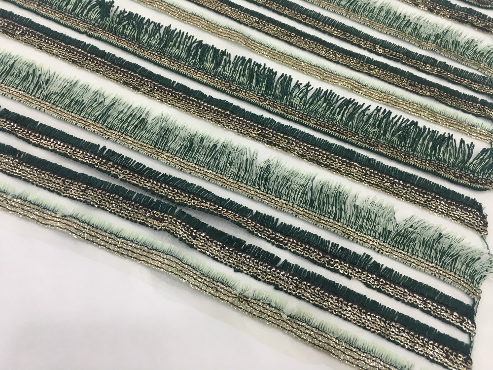 3D Sequin Embroidery Fabric