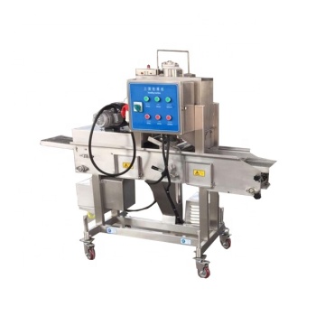 Automatic Chicken Nuggets Breading and Burger Patty Making Machine