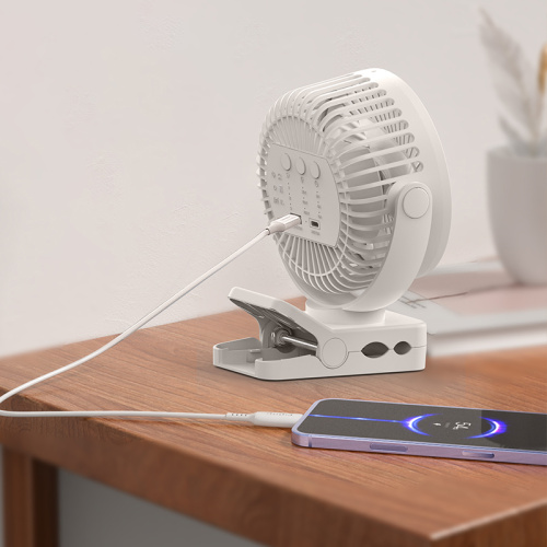 Petit ventilateur à clip avec pince