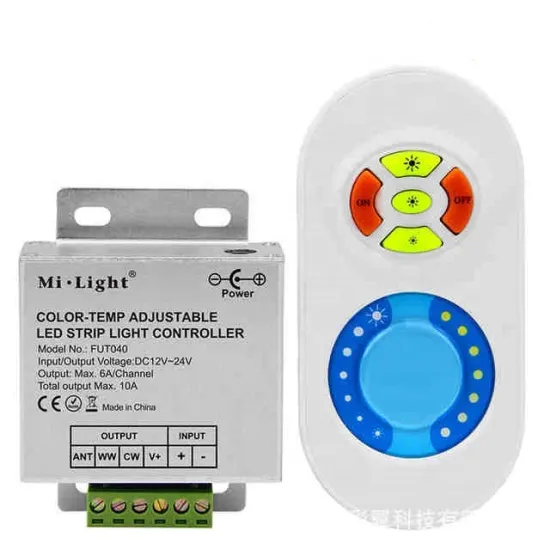 Mi.Light 433MHz Dual White CCT LED Dimming Controller for DC12V-24V LED Strip Lights