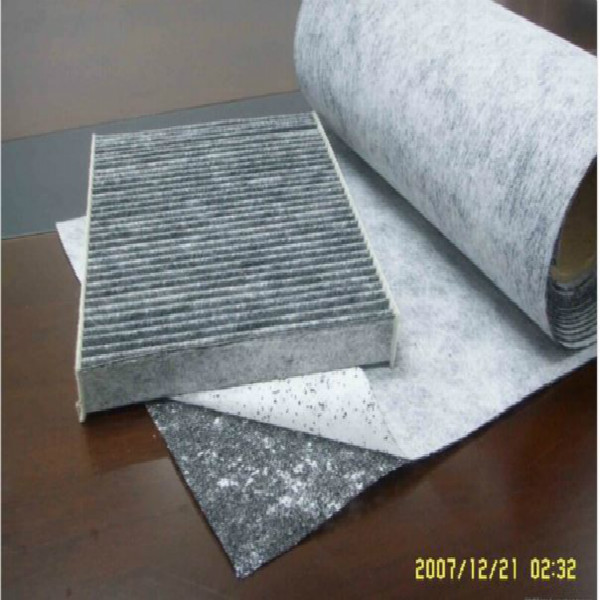 HVAC G4-F9 Non Woven Activated Carbon Fabric