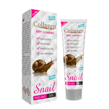 PeiMei Organic Collagen Snail Peeling Gel - Deep Cleaning Face Scrub (OEM ODM Available)