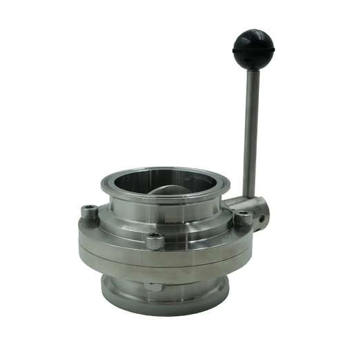 Sanitary Stainless Steel Clamp Manual Butterfly Valve