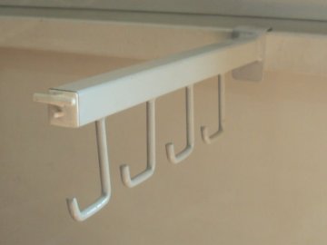 supermarket shelf heavy duty metal pan hooks
