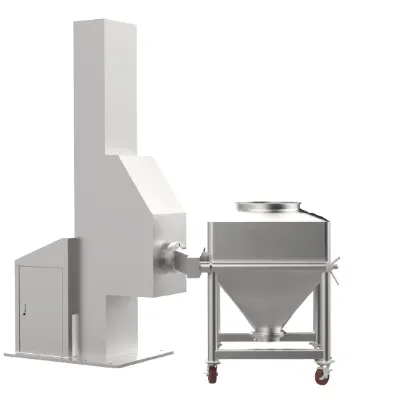 HLT Single Column Lifting Hopper Mixer