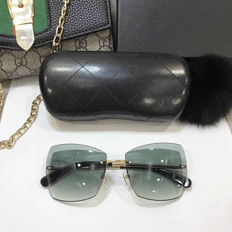 Colorful Rimless Sunglasses