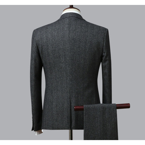 Custom Wool and Polyester Fabric Business Suits