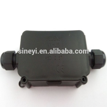 IP66 Waterproof wire connector 2poles with series lock nut