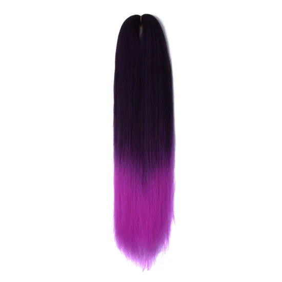 private label hot water setting 58 colors different length pre stretched layered end braiding hair in stock