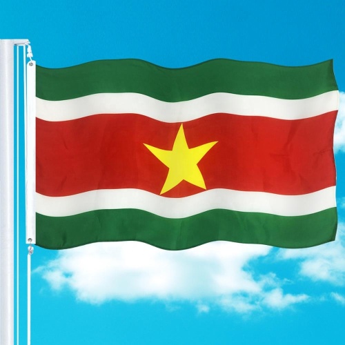 printing national country Suriname flag