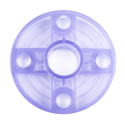 Encaixe de PVC-U transparente de alta qualidade com um flange