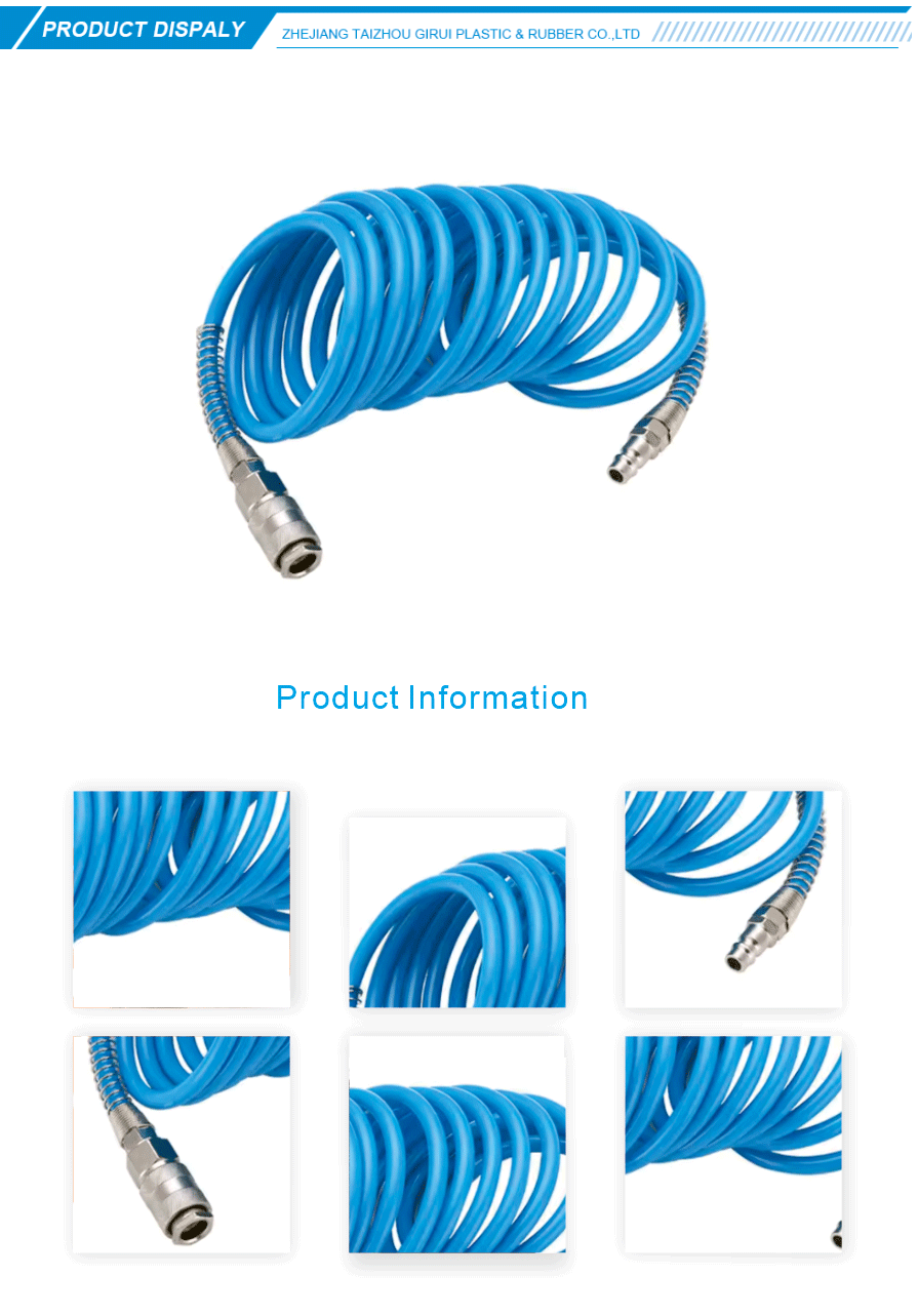 Polyurethane reverse flow air hose