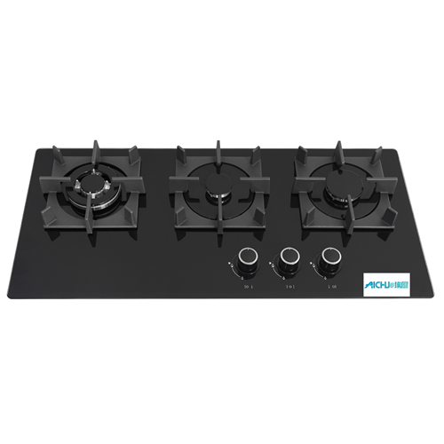 Black Color Panel Cooking Hob Glass