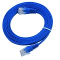 Câble Ethernet plat Cat5e Cat6 avec RJ45 sans accroc