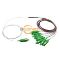 Tubo de aço 1x8 SC / APC Ribbon Fiber Splitter