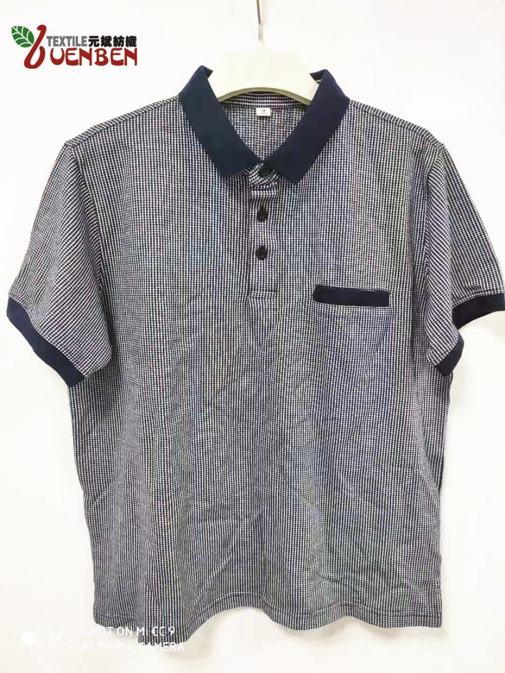 Men's Jacquard Fabric With Contrast Pocket Polo