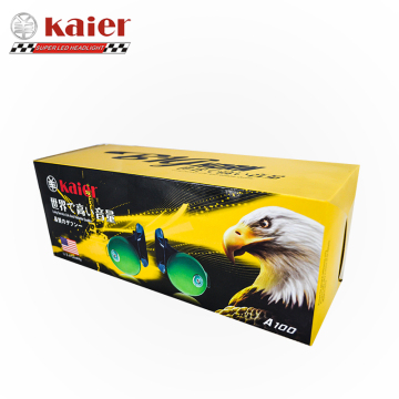 Kaier A100: 12V/24V Lori Loar Loar &amp; Vehicle Horn - Red, Black, Chrome