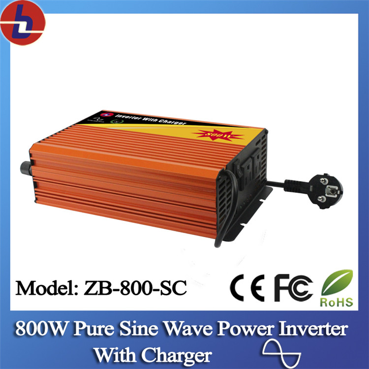 800W 48V DC to 110/220V AC Pure Sine Wave Power Inverter with Charger