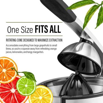 Electric Citrus Juicer Stainless Steel 160W Cone Lid