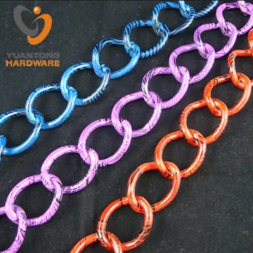 Export fashion design and elegant metal colorful chain