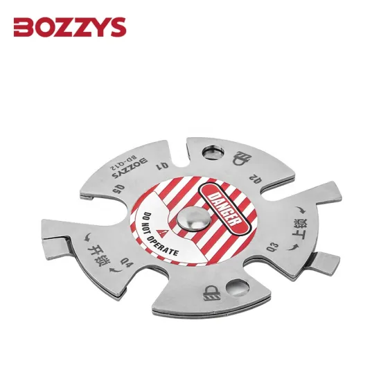 Durable Stainless Steel Pneumatic Lockout Device with 5 Holes for Air Source (Dia. 6.7~15mm)