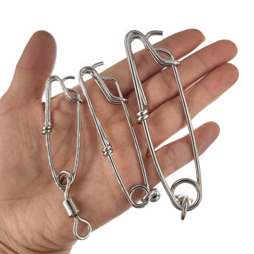 Saltwater Fishing Tackle: Rolling Swivel with Open Eye Snap for Long Line Clips