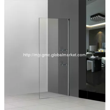 fameless shower door with commodity shelf pivoting bath glass sherry