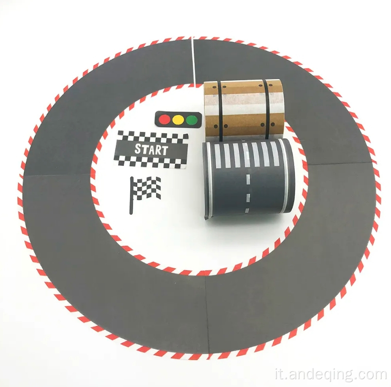 Auto giocattolo impermeabile Creative Road Tape decorativo