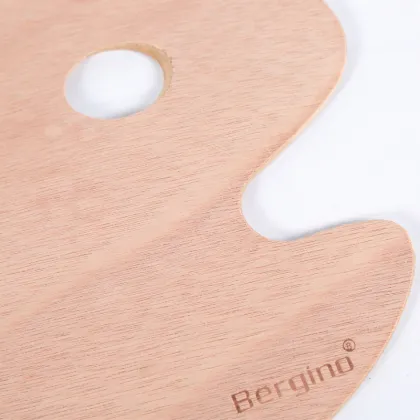 Wood Oval Square Oil Painting Palette Professional Oil Paint Ellipse Drawing Palette Paleta School Art Supplies