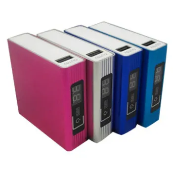 Digital screen/6,600/7,800mAh universal mobile phone charger with 4 colors