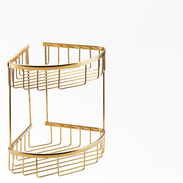 Copper Triangle Antique Mesh Bathroom Corner Rack