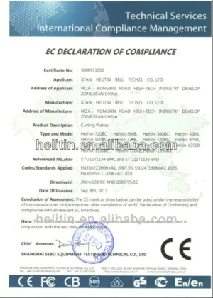 ARM CPU high accuracy cutting plotter with optical eye